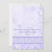 Heavenly Hydrangea - Wedding Kaart (Achterkant)