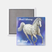 Heavenly Leopard Appaloosa  magneet (Voorkant / Achterkant)