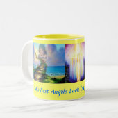 Heavenly Mama2 Tweekleurige Koffiemok (Voorkant links)