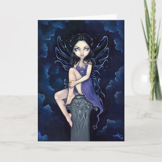 "Heavenly Nightshade" Greeting Card Kaart (Voorkant)