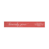 Heavenly Peace Wrap rond label (Individueel)