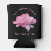 Heavenly Pink Rose gepersonaliseerd Blikjeskoeler (Achterkant)