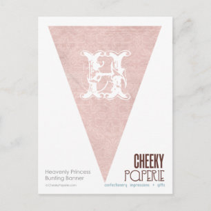 Heavenly Princess Bunting Banner Briefkaart