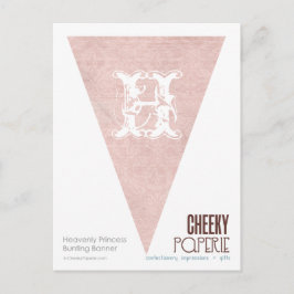 Heavenly Princess Bunting Banner Briefkaart
