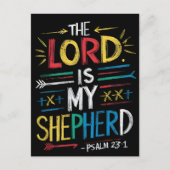 Heavenly Shepherd: Bijbelvers Briefkaart (Voorkant)