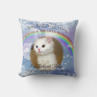 Heavenly Sky met Halo Pet Memorial Kussen