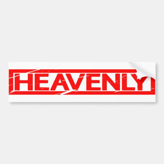 Heavenly Stamp Bumpersticker (Voorkant)
