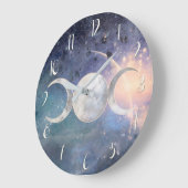 Heavenly Universe Moon Goddess Moonstone Grote Klok (Hoek)