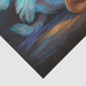 Heavenly Winged Piglet Angel Decoupage Tissuepapier (Detail)