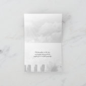 Heavens Blue Sky Christelijke sympathie Kaart (Binnen)