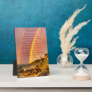 Heaven's Bridges, het regenbooggedicht Fotoplaat