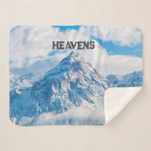 Heavens Custom Afbeelding Text Sherpa Deken