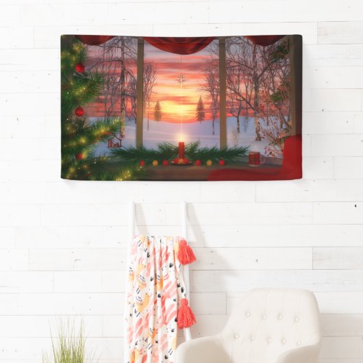 Heaven's Dayspring kerstbanner Spandoek (Insitu)