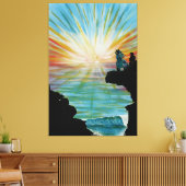 Heavens gate canvas afdruk (Insitu (Woonkamer))