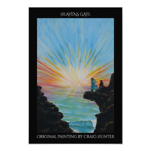Heavens gate foto afdruk (Voorkant)