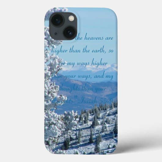 "Heavens Higher"-Mountain iPhone Case (Achterkant)