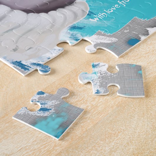 Heavens in de ogen (Sphynx cat) Legpuzzel (Zijkant)