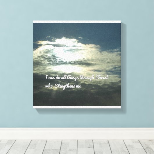 Heaven's Light Canvas Afdruk (Insitu (Houten vloer))