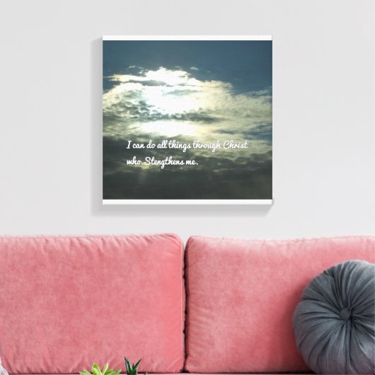 Heaven's Light Canvas Afdruk (Insitu (Woonkamer))