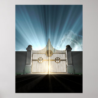 Heavens Pearly Gates Poster