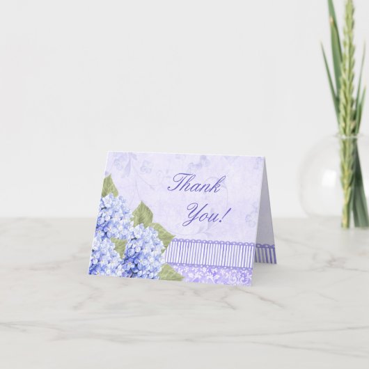 Heaveny HydrangeaMerci Cartes (Devant)