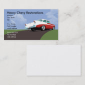 Heavy Chevy Visitekaartje (Voorkant / Achterkant)