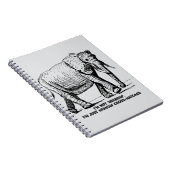 Heavy Cross-Hatched Elephant Notitieboek (Rechterzijde)