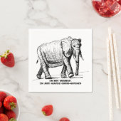 Heavy Cross-Hatched Elephant Servet (Insitu)