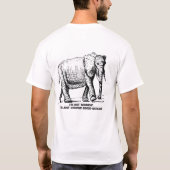 Heavy Cross-Hatched Elephant T-shirt (Achterkant)