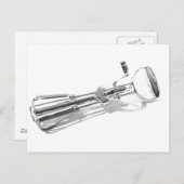 "Heavy Duty Egg Beater" Keukenkunst Waterverf Briefkaart (Voorkant / Achterkant)