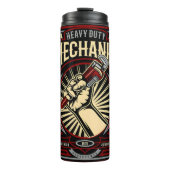 Heavy Duty Mechanic Service Superpower Thermosbeker (Voorkant)