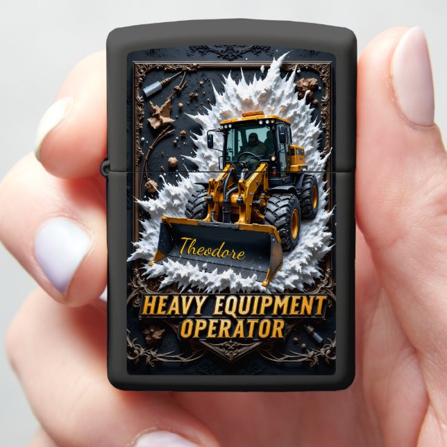 Heavy Equipment Loader Explosive Snow (In Hand)