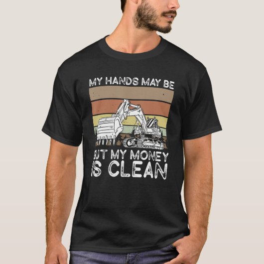Heavy Equipment Operator Backhoe Operator Men T-shirt (Voorkant)