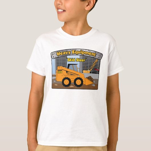 Heavy Equipment Skid Steer T-shirt (Voorkant)
