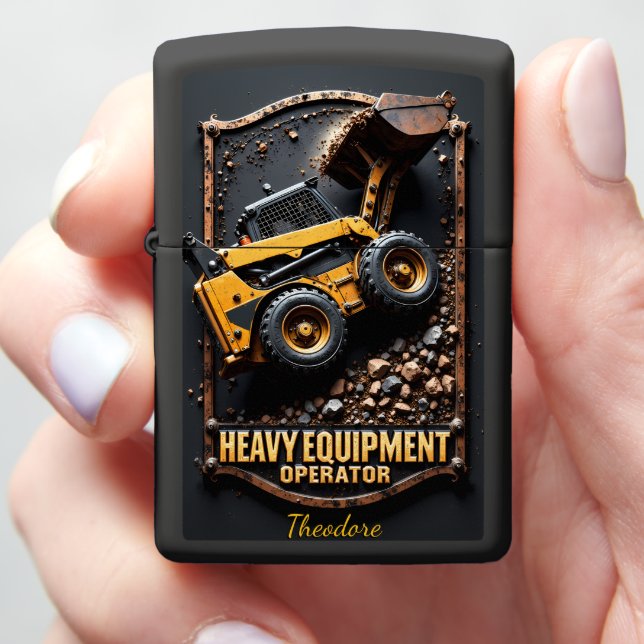 Heavy Equipment Skid Steer Tilting Load (In Hand)