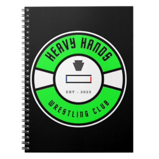 Heavy Hands Wrestling Club Journal Book  Notitieboek