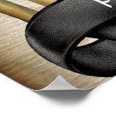 Heavy Martial Arts Black Belt Portrait One Poster (Coin)