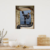 Heavy Martial Arts Black Belt Portrait One Poster (Cuisine)