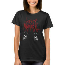 Heavy meowtal T-shirt schattige kattenpoot metal l