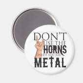 Heavy Metal Badass Magneet (Voorkant / Achterkant)