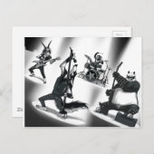 Heavy Metal Band Briefkaart (Voorkant / Achterkant)