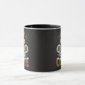 Heavy Metal Black Coffee Funny Gift Mok (Midden)