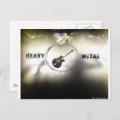 Heavy Metal Briefkaart (Voorkant / Achterkant)