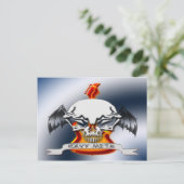 Heavy Metal Briefkaart (Staand voorkant)