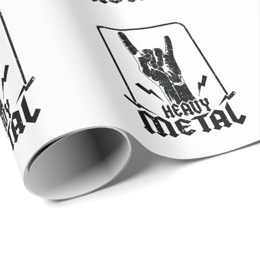 Heavy Metal Cadeaupapier (Rol Hoek)