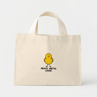 Heavy Metal Chick Mini Tote Bag