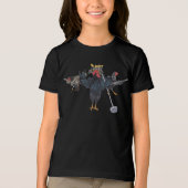 Heavy Metal Chickens Tri-Blend Shirt (Voorkant)