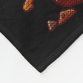 Heavy Metal Christmas Sleigher Hail Santa Claus Ro Fleece Deken (Hoek)