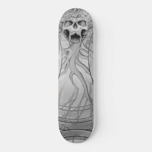Heavy Metal Death Skull Graveyard Skateboard (Voorkant)