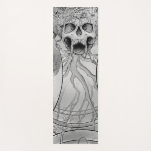 Heavy Metal Death Skull Graveyard Yogamat